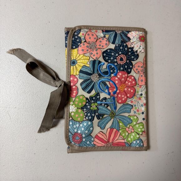 Thirty-One Fold It Up Organizer Note Pad Holder Floral Folding Travel To Do List - Picture 1 of 10